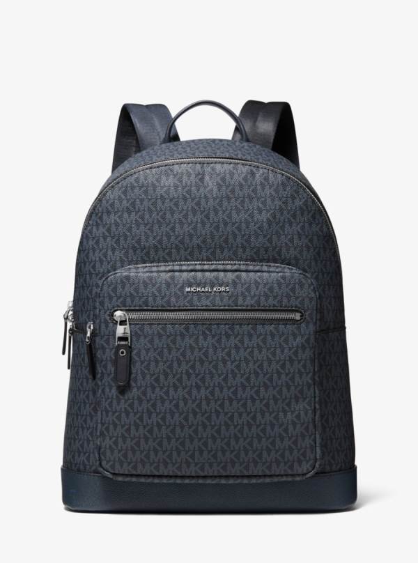 Panske Batohy Michael Kors Hudson Logo Modre - Tasky Michael Kors Sleva | GWXLQ-0928